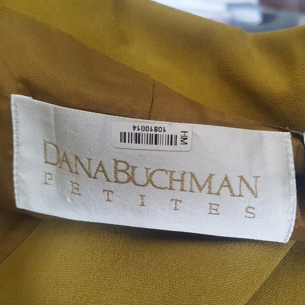 Dana Buchman Chartreuse Silk Jacket - Picture 9 of 10